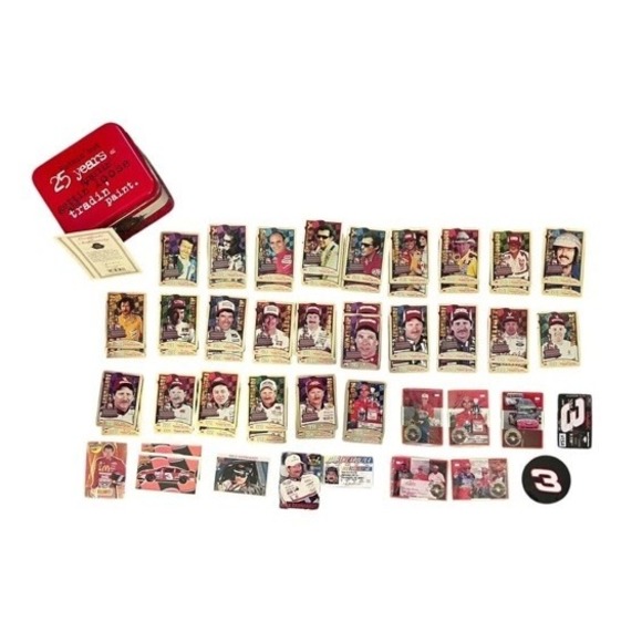 Nascar Lot 51 Metal Cards COA, 5 Collector Cards, Sticker, Tin & More 1971-1995 - Picture 11 of 11